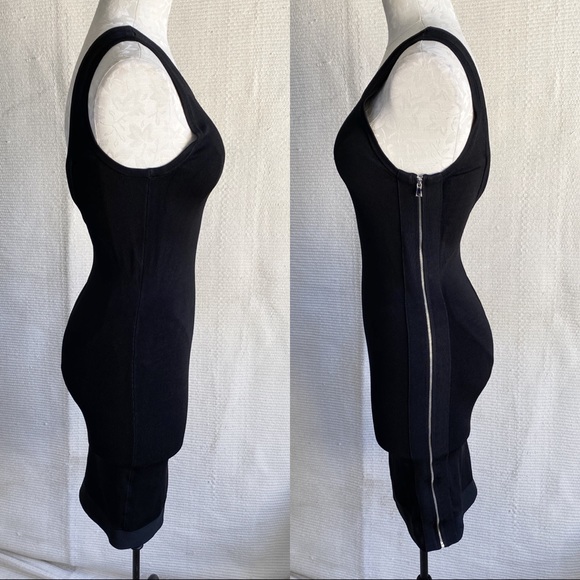 Robert Rodriguez XS Bodycon Zipper Dress Black - Picture 3 of 8